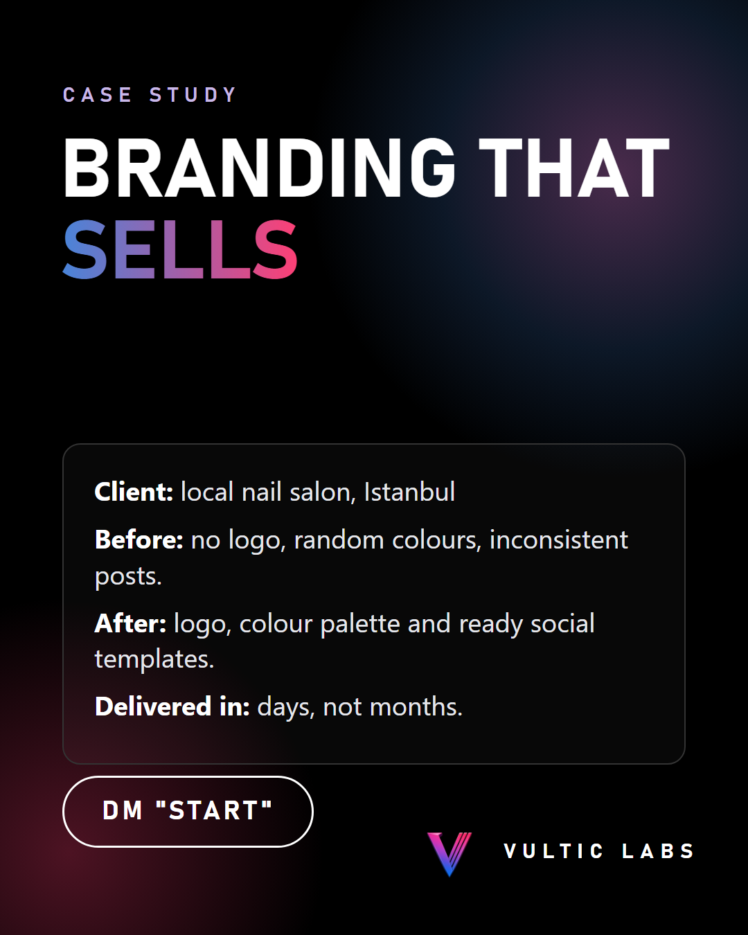 Nail salon branding case study
