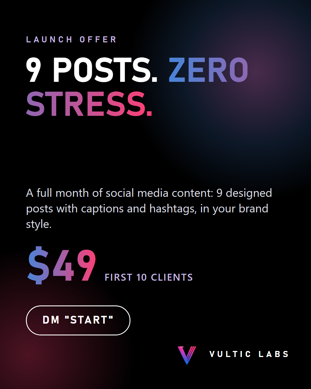 Social media pack example